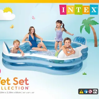 SWIM CENTER FAMILY LOUNGE POOL , AGES 3+ (229cm x 229cm x 66cm)